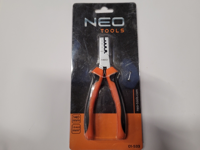 Tang  voor eindstukken 140 mm neo tools